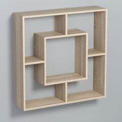 Полка настенная ВАЙБ №11, Дуб Сонома