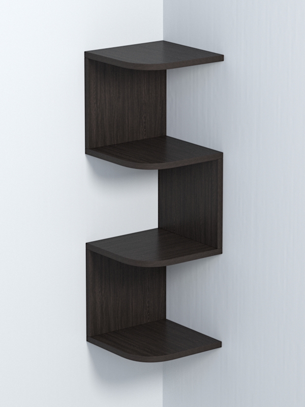 Полка настенная ВАЙБ №12, Дуб Венге