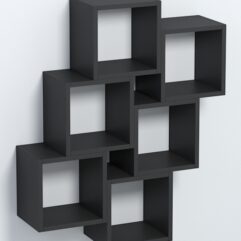 Полка настенная ВАЙБ №13, Черный