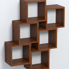 Полка настенная ВАЙБ №13, Орех