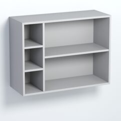 Полка настенная ВАЙБ №14, Серый