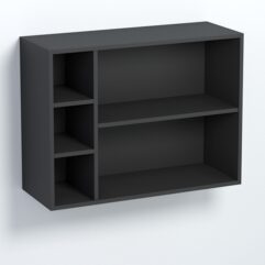 Полка настенная ВАЙБ №14, Черный