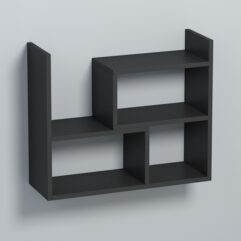 Полка настенная ВАЙБ №16, Черный