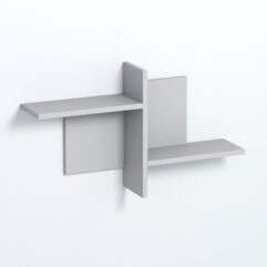 Полка настенная ВАЙБ №17, Серый