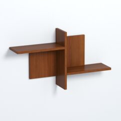 Полка настенная ВАЙБ №17, Орех