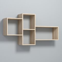 Полка настенная ВАЙБ №18, Дуб Сонома