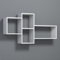 Полка настенная ВАЙБ №18, Белый