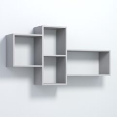 Полка настенная ВАЙБ №18, Серый