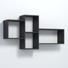 Полка настенная ВАЙБ №18, Черный