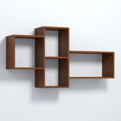 Полка настенная ВАЙБ №18, Орех