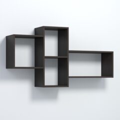 Полка настенная ВАЙБ №18, Дуб Венге