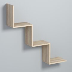 Полка настенная ВАЙБ №19, Дуб Сонома