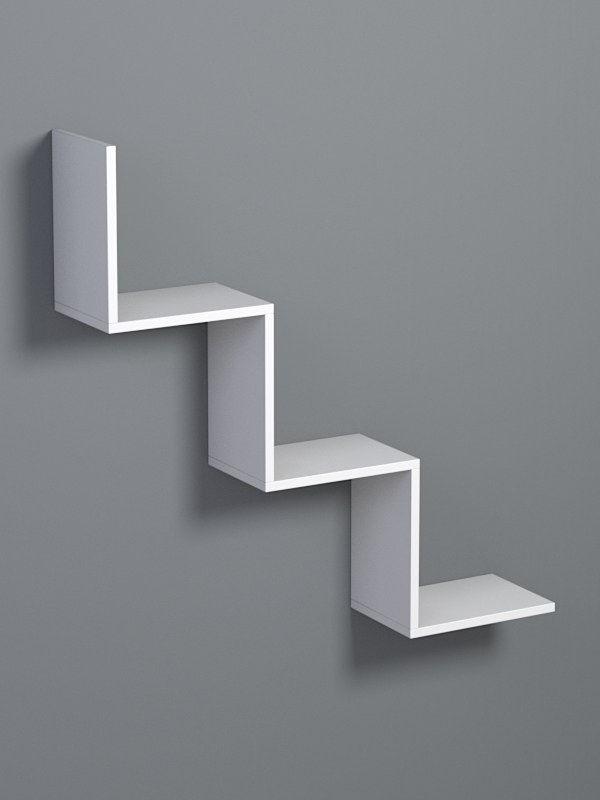 Полка настенная ВАЙБ №19, Белый