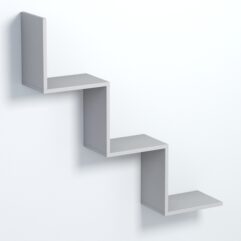 Полка настенная ВАЙБ №19, Серый