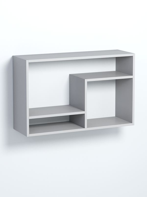 Полка настенная ВАЙБ №21, Серый