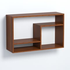 Полка настенная ВАЙБ №21, Орех