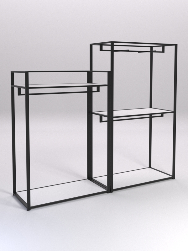 Набор вешал Стронг №17 в стиле ЛОФТ, Белый