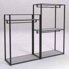 Набор вешал Стронг №17 в стиле ЛОФТ, Серый