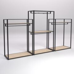 Набор вешал Стронг №18 в стиле ЛОФТ, Дуб Сонома