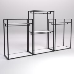 Набор вешал Стронг №18 в стиле ЛОФТ, Белый