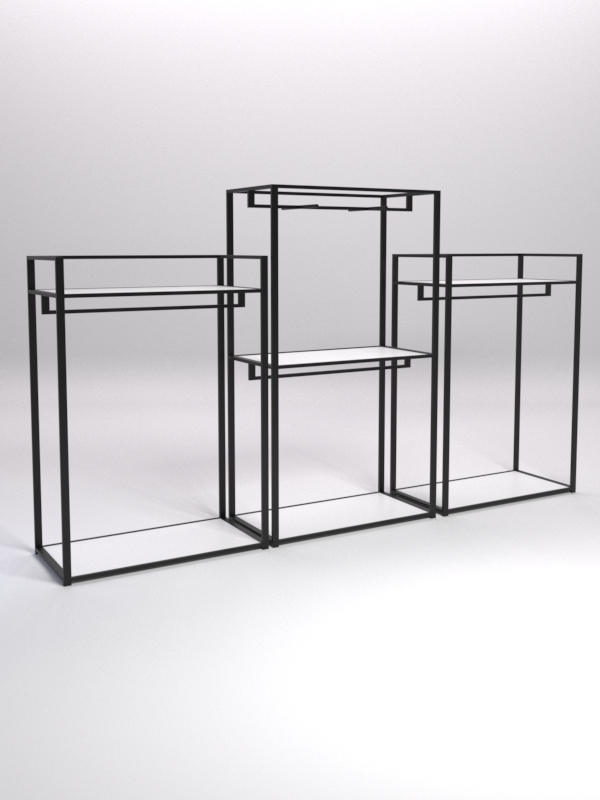 Набор вешал Стронг №18 в стиле ЛОФТ, Белый