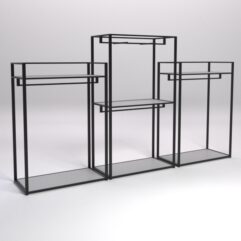 Набор вешал Стронг №18 в стиле ЛОФТ, Серый