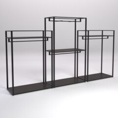 Набор вешал Стронг №18 в стиле ЛОФТ, Дуб Венге