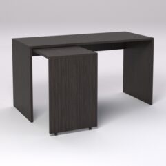 Письменный стол Мульм с выдвижной панелью, Дуб Венге