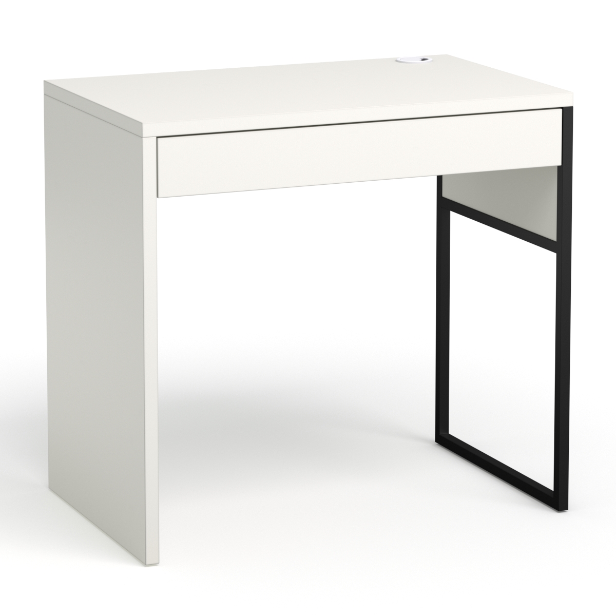 Письменный стол Миккей короткий, Белый