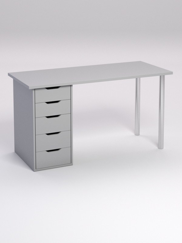 Письменный стол Локотен Алеша, Серый