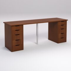 Письменный стол Локотен Алеша длинный, Орех