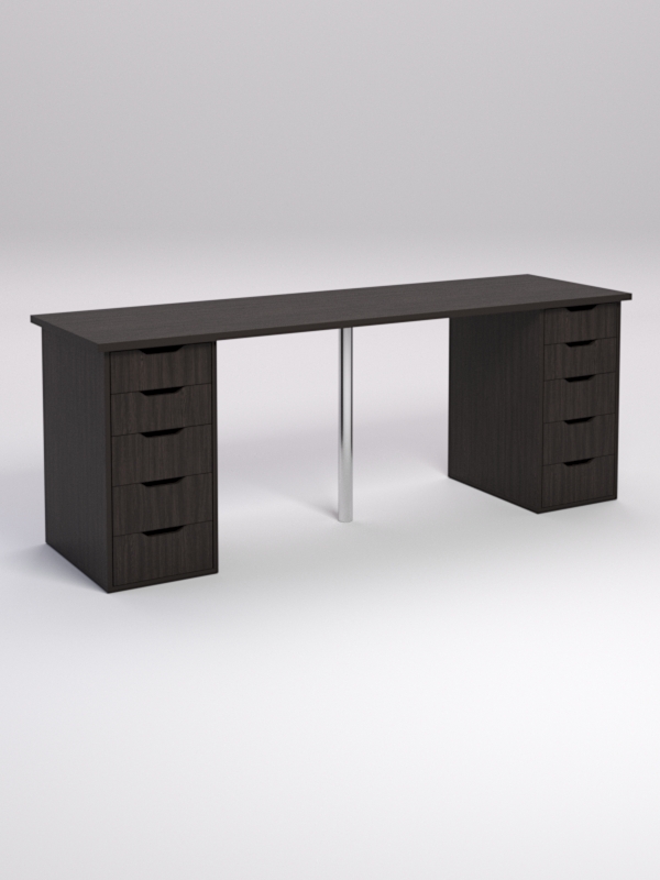 Письменный стол Локотен Алеша длинный, Дуб Венге