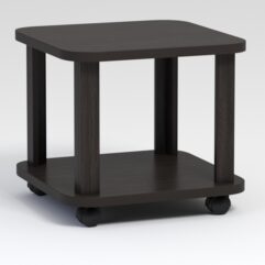 Стол приставной на колесиках Тексви, Дуб Венге