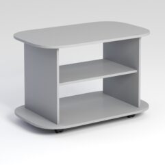 Журнальный столик №6 на колесиках, Серый