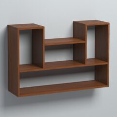 Полка настенная ВАЙБ №25, Орех