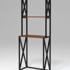 Стеллаж Стронг №13 в стиле ЛОФТ под стиральную машину, Орех