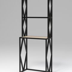 Стеллаж Стронг №14 в стиле ЛОФТ под стиральную машину, Дуб Сонома