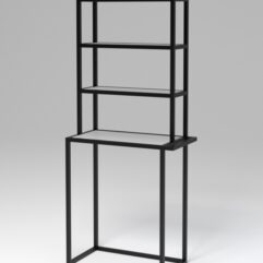 Стеллаж Стронг №15 в стиле ЛОФТ под стиральную машину, Серый