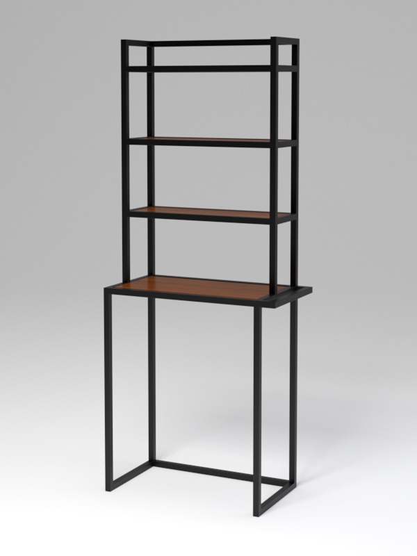 Стеллаж Стронг №15 в стиле ЛОФТ под стиральную машину, Орех