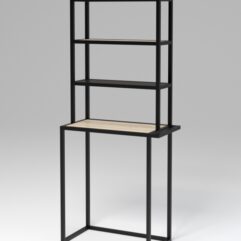 Стеллаж Стронг №15 в стиле ЛОФТ под стиральную машину, Дуб Сонома и Дуб Венге