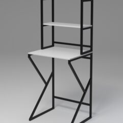 Стеллаж Стронг №17 в стиле ЛОФТ под стиральную машину, Серый