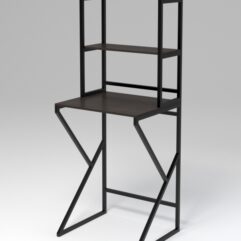 Стеллаж Стронг №17 в стиле ЛОФТ под стиральную машину, Дуб Венге