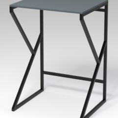 Стеллаж Стронг №18 в стиле ЛОФТ под стиральную машину, Темно-серый U2601