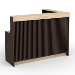 Ресепшн АНЮТКИНЫ ГУБКИ правосторонний №3, Дуб Венге и Дуб Сонома