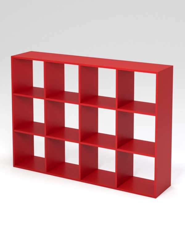 Стеллаж KUB №2, Красный