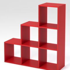 Стеллаж KUB №5, Красный