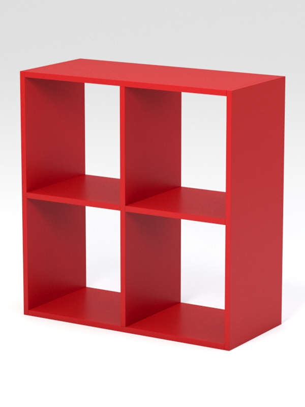 Стеллаж KUB №7, Красный