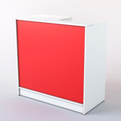 Кассовый прилавок СШ Элит №2, Белый + Красный