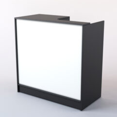 Кассовый прилавок СШ Элит №2, Черный и Белый