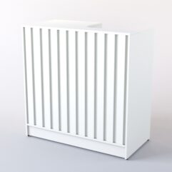 Кассовый прилавок Смоки №3, Белый